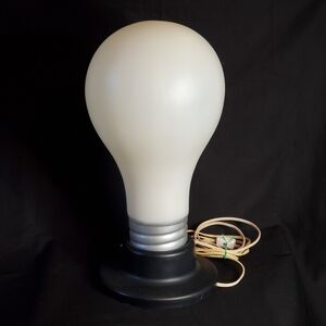 Large Light Bulb Table Lamp